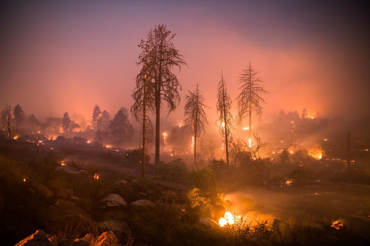 There has been a large increase in length and severity of 'fire weather', image via National Geographic