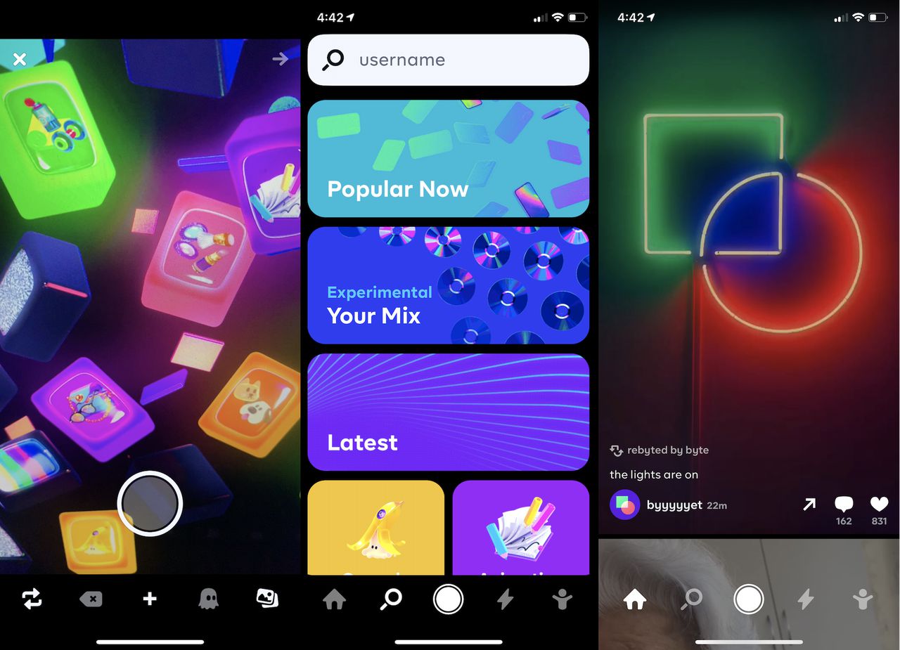 Vine co-creator releases replacement app Byte. Image via TechCrunch.