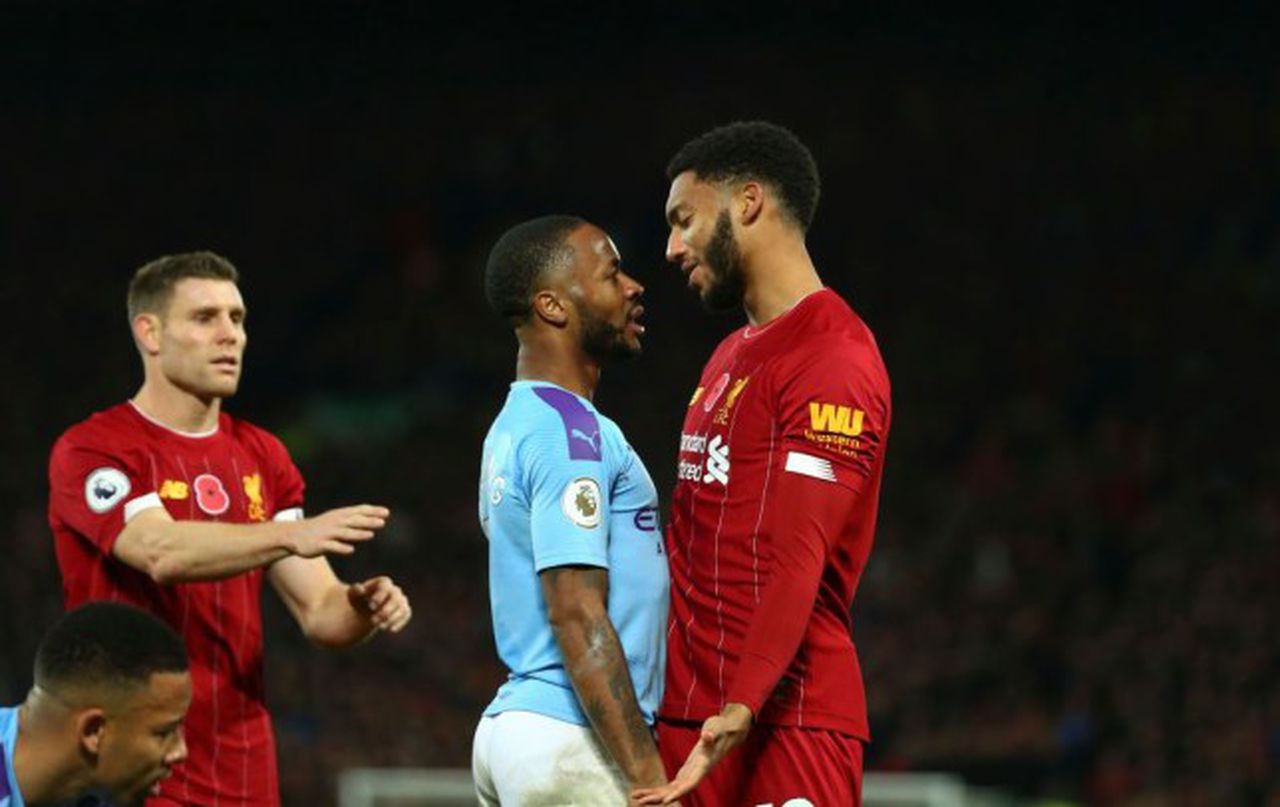 England dropped Raheem Sterling after a clash with Joe Gomez, Image via Getty Images
