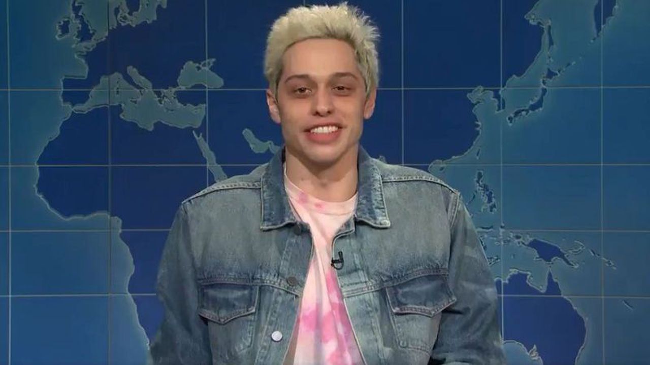 Davidson was one of the youngest comedians ever to be hired by SNL, image via NBC