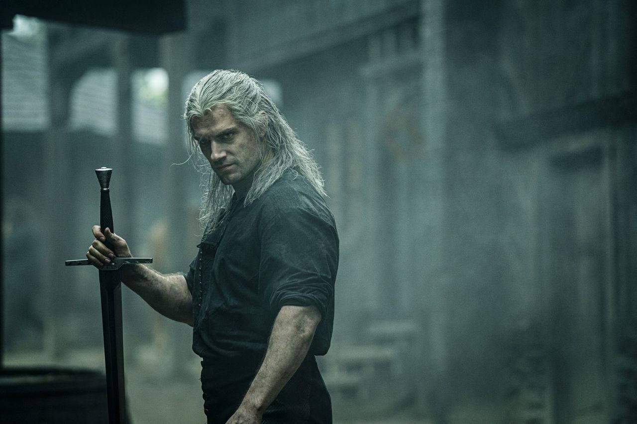 The Witcher stars Henry Cavil, image via Netflix