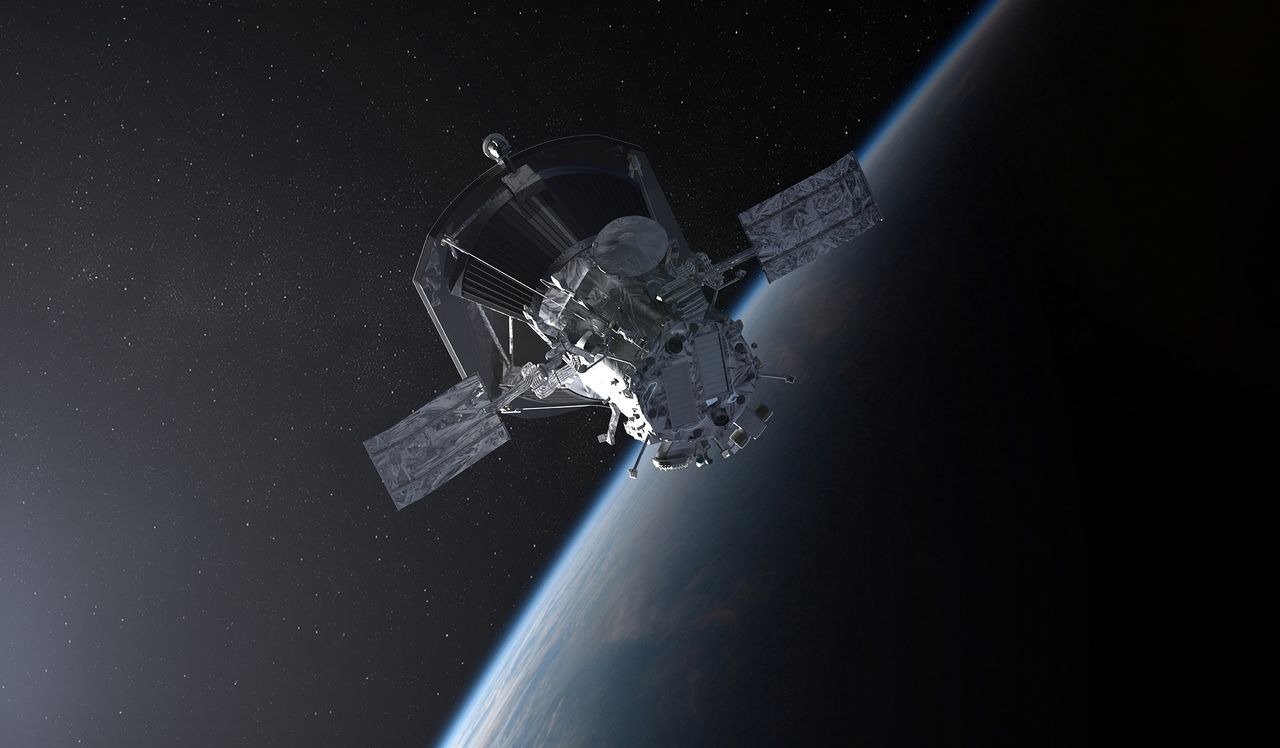 Scientists obtain fascinating insights into solar weather from closest ever space probe. Image via NASA.
