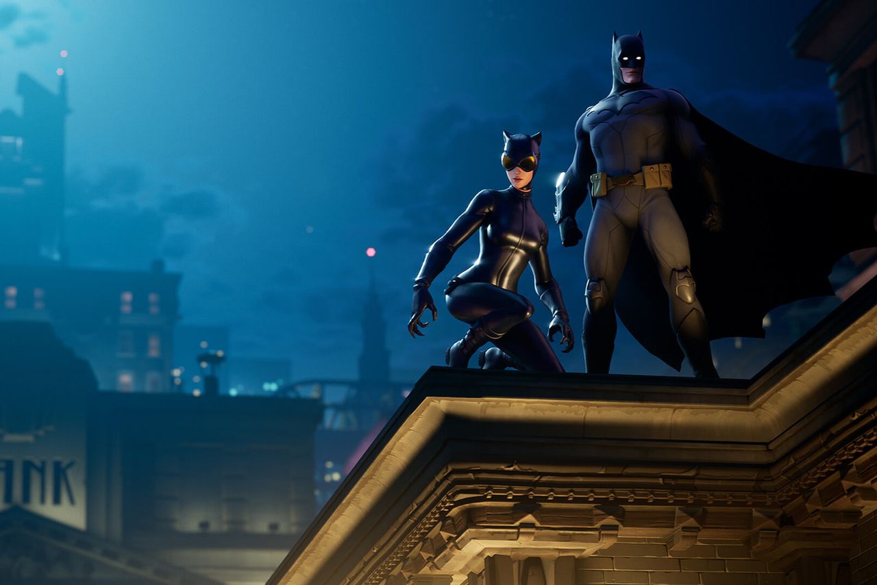 Batman with Catwoman