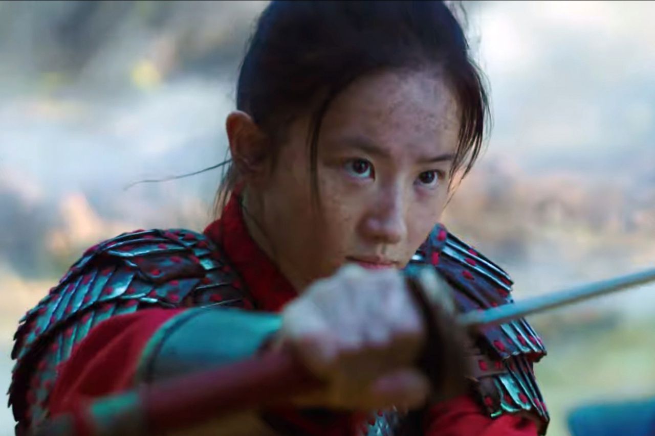 HK protesters are calling for a boycott of Disney's Mulan remake. Image via Nypost.
