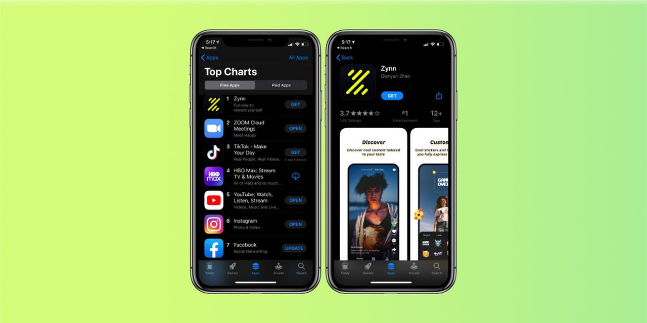 Zynn is a TikTok clone that pays users to watch videos