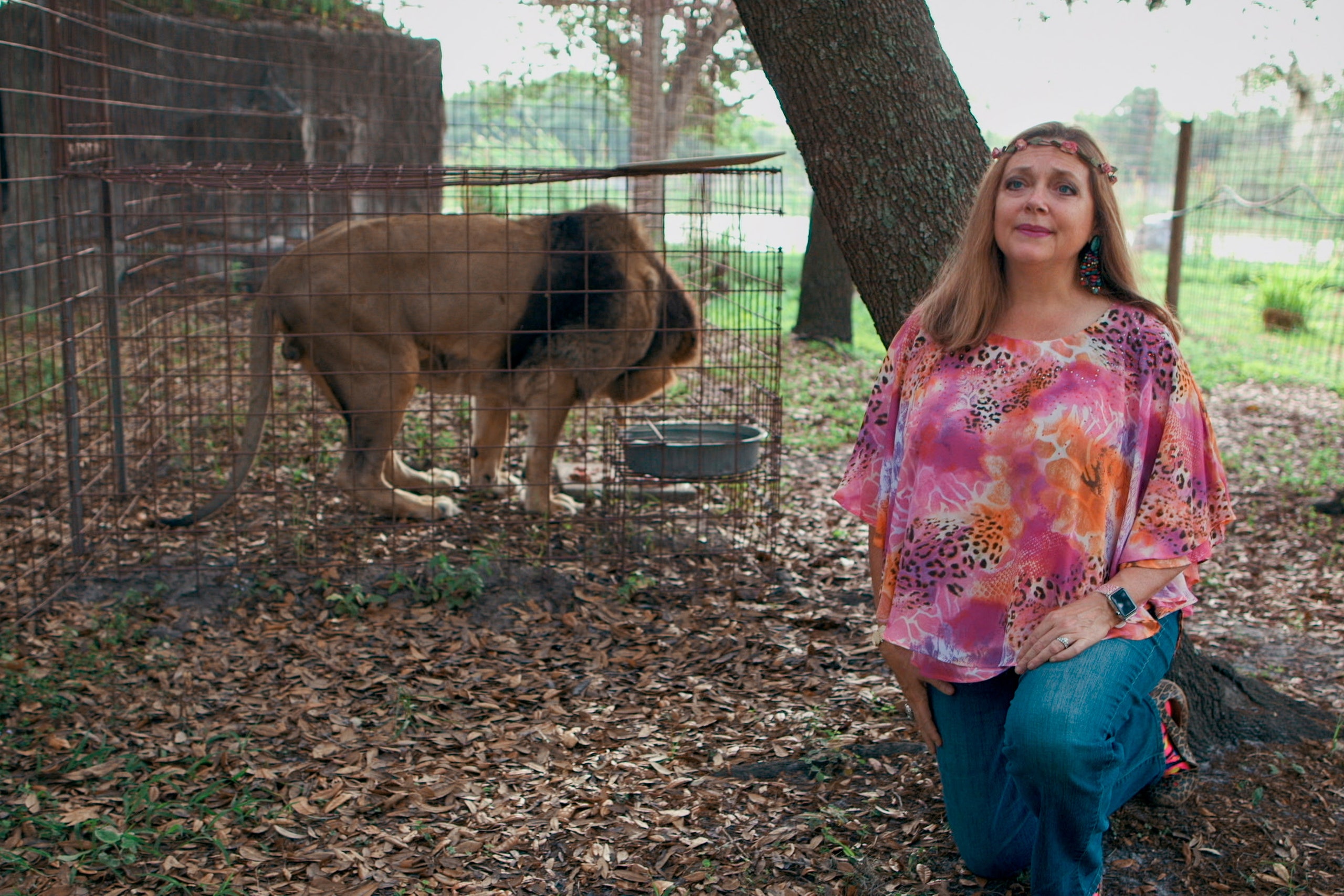Carole Baskin says Netflix documentary Tiger King lies about her murdering her husband. Image via Vanity Fair.