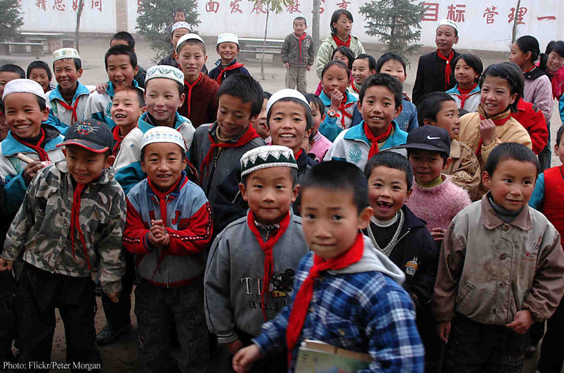 Most of these kids have had their parents sent to internment camps, image via Flickr