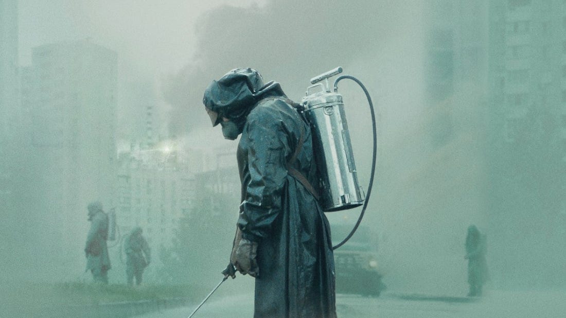 The show follows the real events of 1986 nuclear disaster, image via HBO