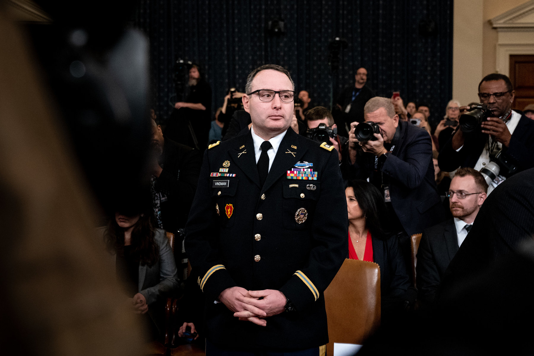 He had the officials escorted out of the White House, image via New York Times
