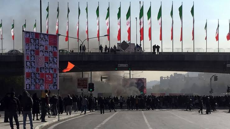 Iran is experiencing a full internet shutdown, image via The Associated Press
