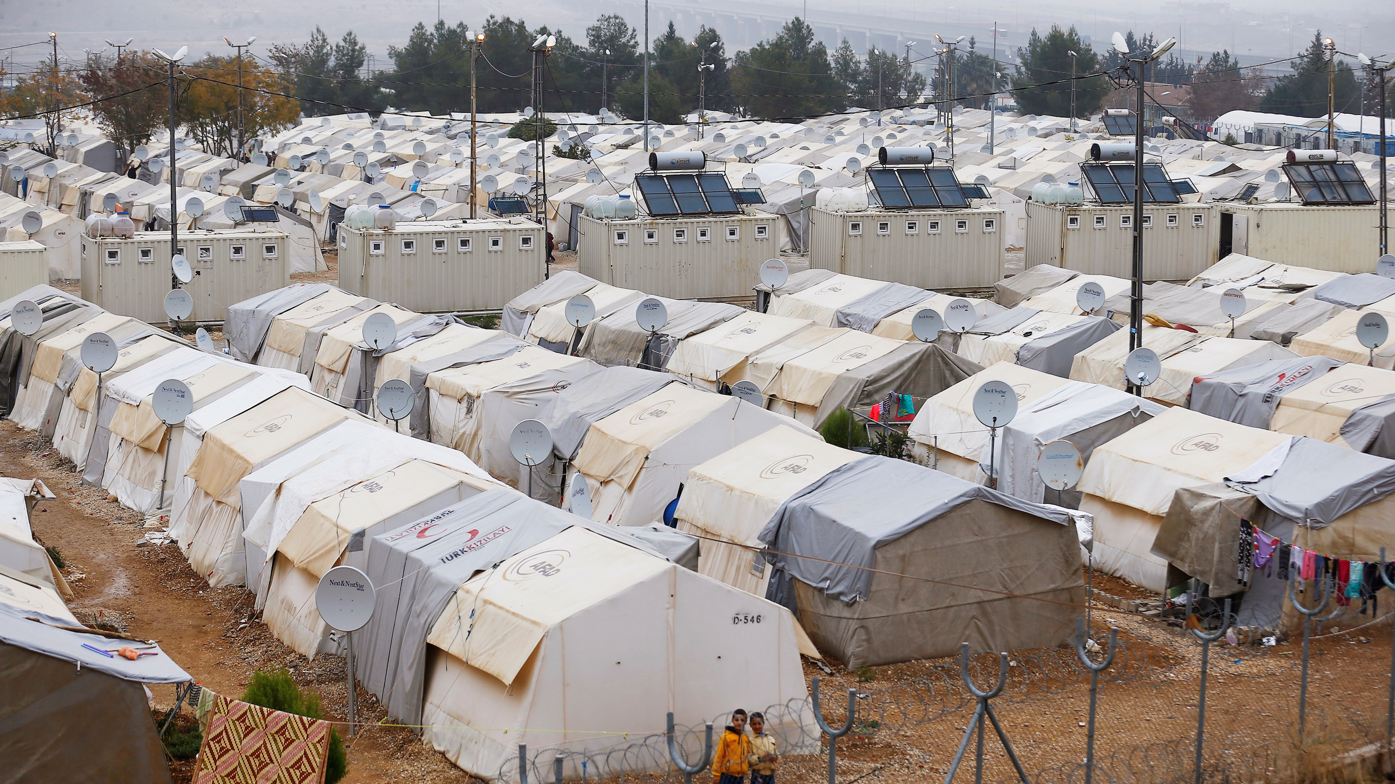 Syrian advance in Idlib worsens the country's refugee crisis as tens of thousands flee from the ensuing violence. Image via Reuters.