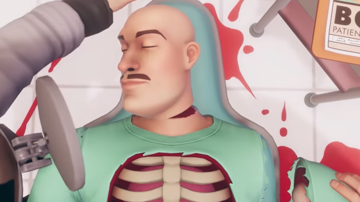 Surgeon Simulator sequel announced by Bossa Studios. Image via Eurogamer.