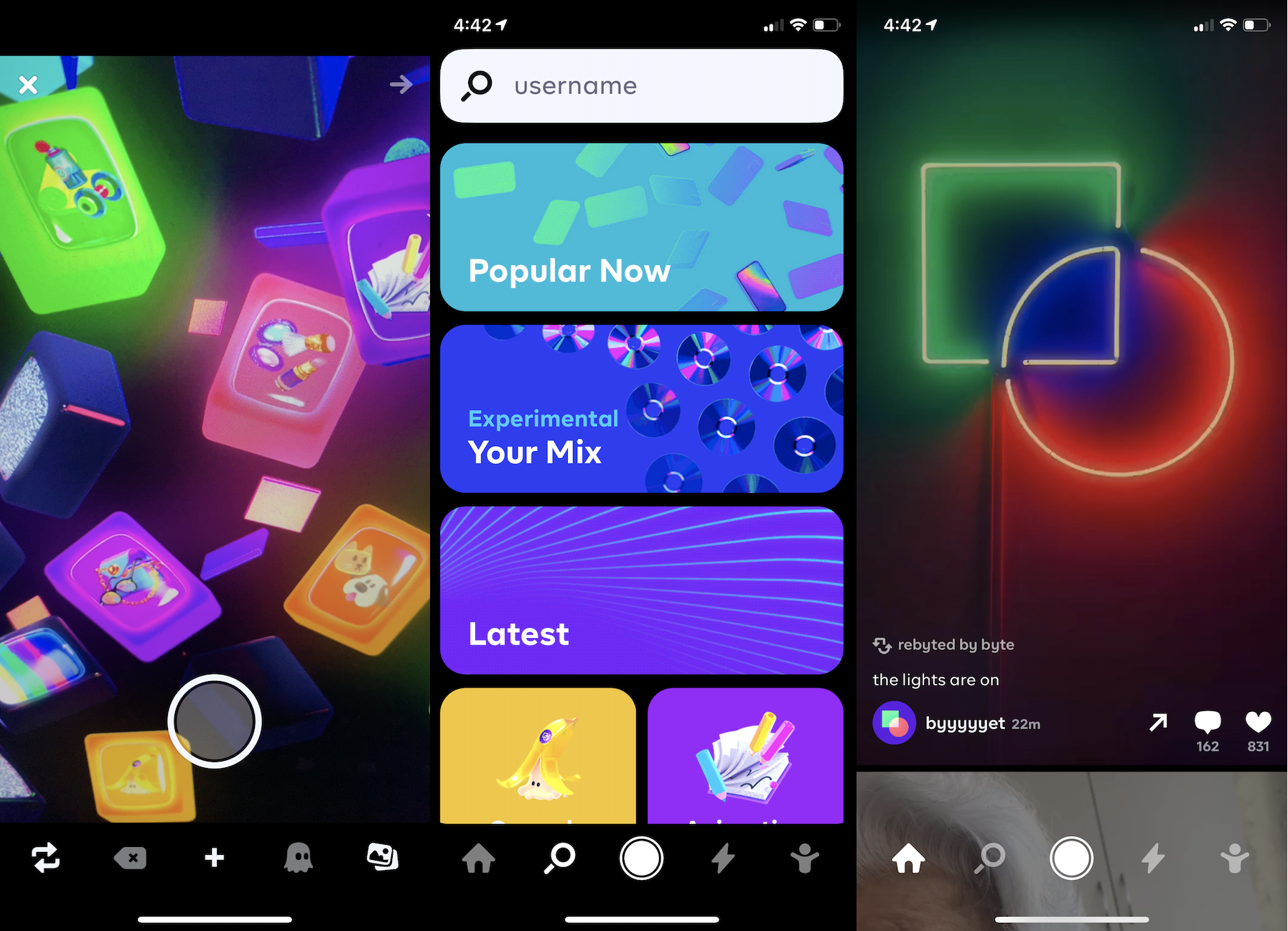 Vine co-creator releases replacement app Byte. Image via TechCrunch.