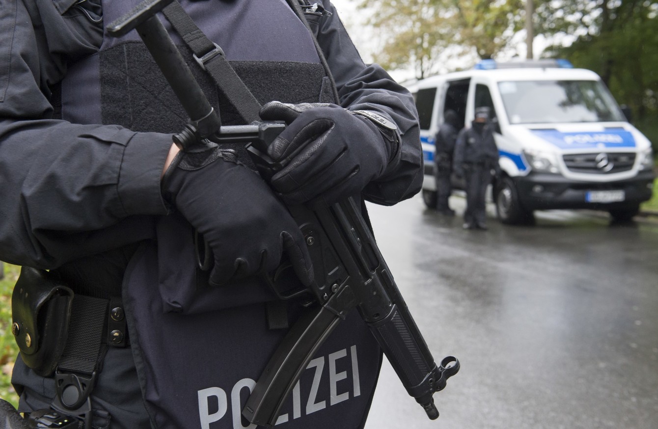 This is a reaction to the increase in far right violence in the country, image via Jens Mayer