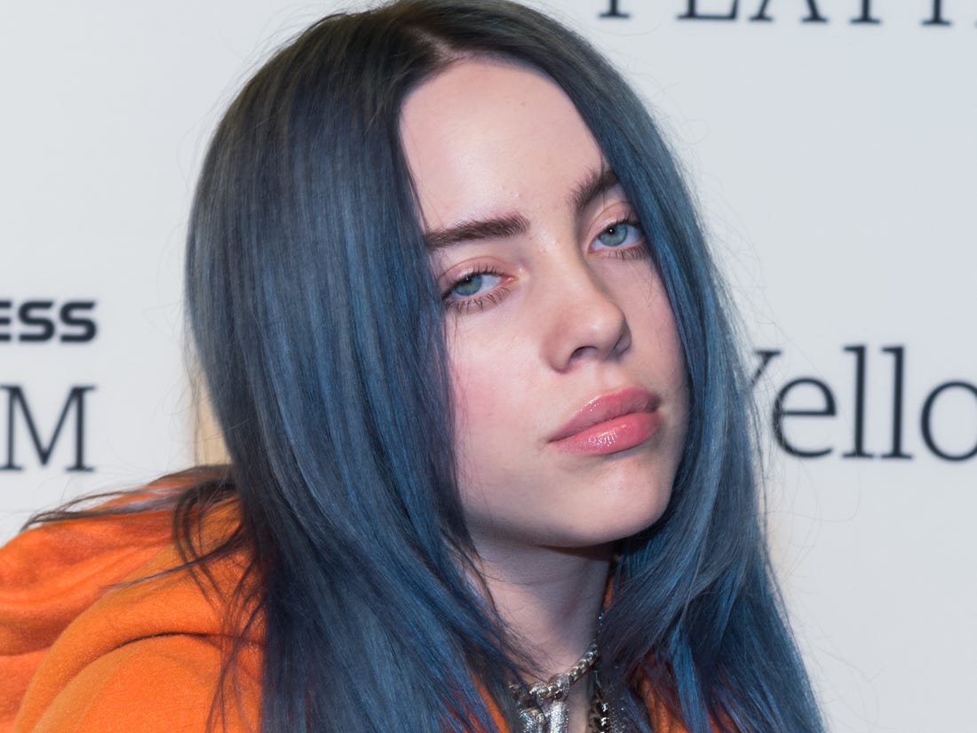 Billie Eilish slams body-shamers at Miami concert. Image via The Insider.