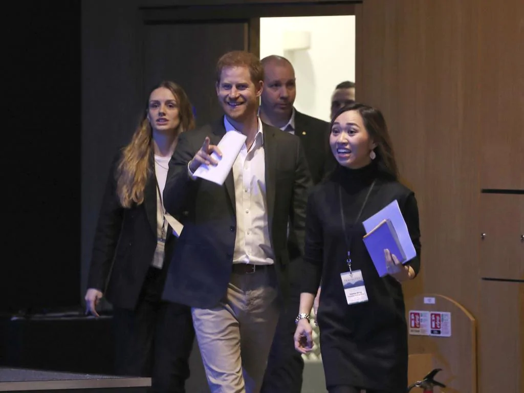 Prince Harry says he wants to be addressed as simply 'Harry'. Image via Daily Telegraph.