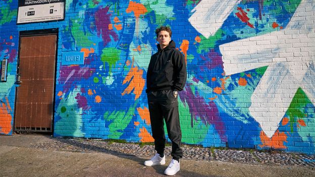 17-year-old high school dropout recently sold a pair of sneakers for a whopping amount of $78,000, Image via Simon Jacobs