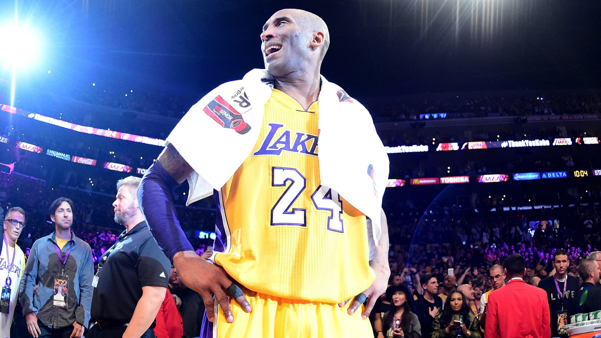 The helicopter was taking him to basketball practice, image via Getty Images