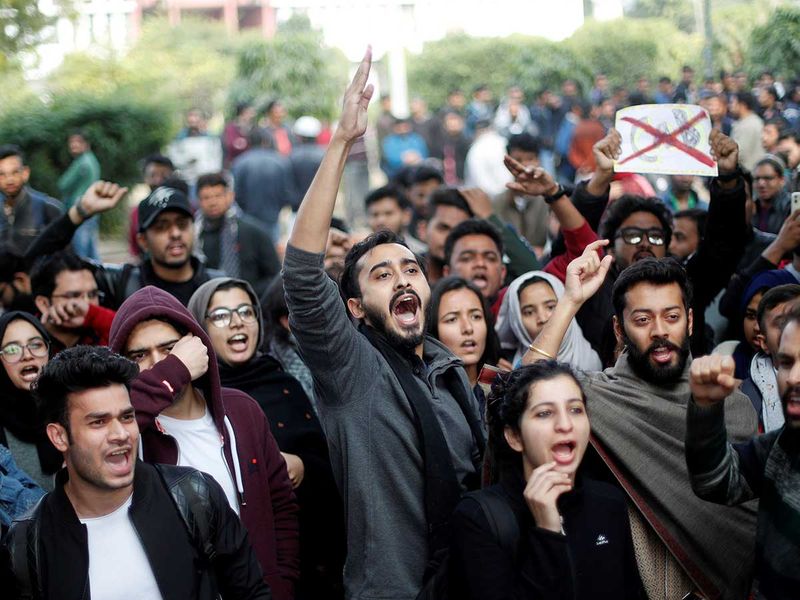 The new citizenship bill, has caused violent protests all over India image via Reuters