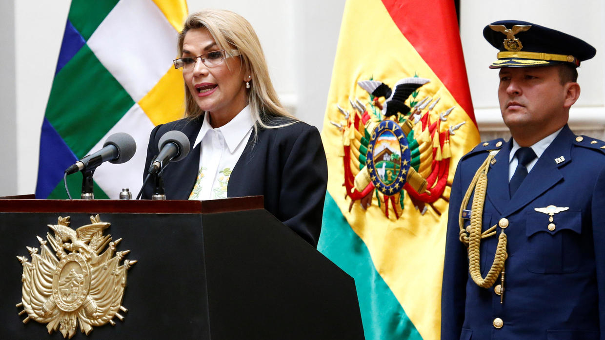 US ambassador set to return to Bolivia under Anez's presidency for the first time in 12 years. Image via France24.