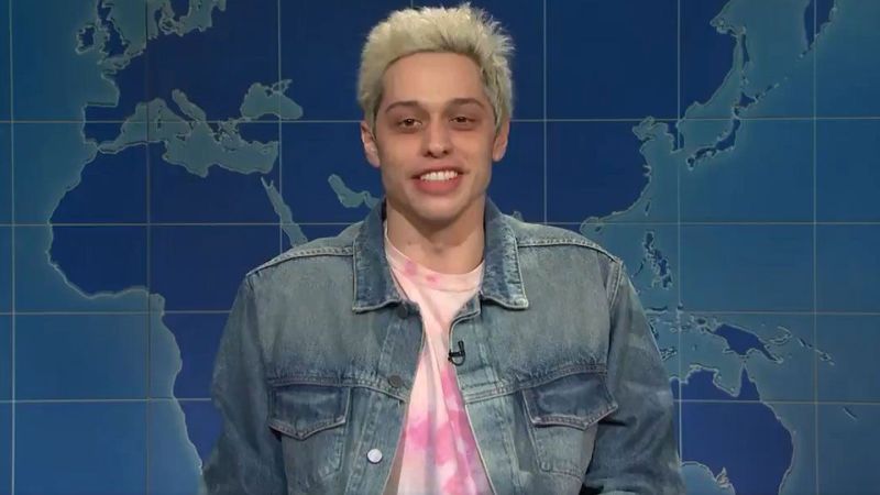 Davidson was one of the youngest comedians ever to be hired by SNL, image via NBC