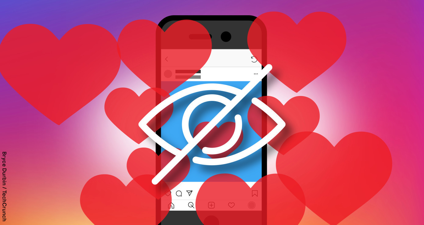 Users will be unable to see how many people like their posts, image via Techcrunch