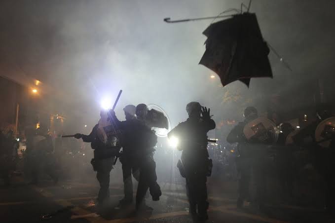 The video appeared online on November 18th and it is unknown where the train was headed, image via AP