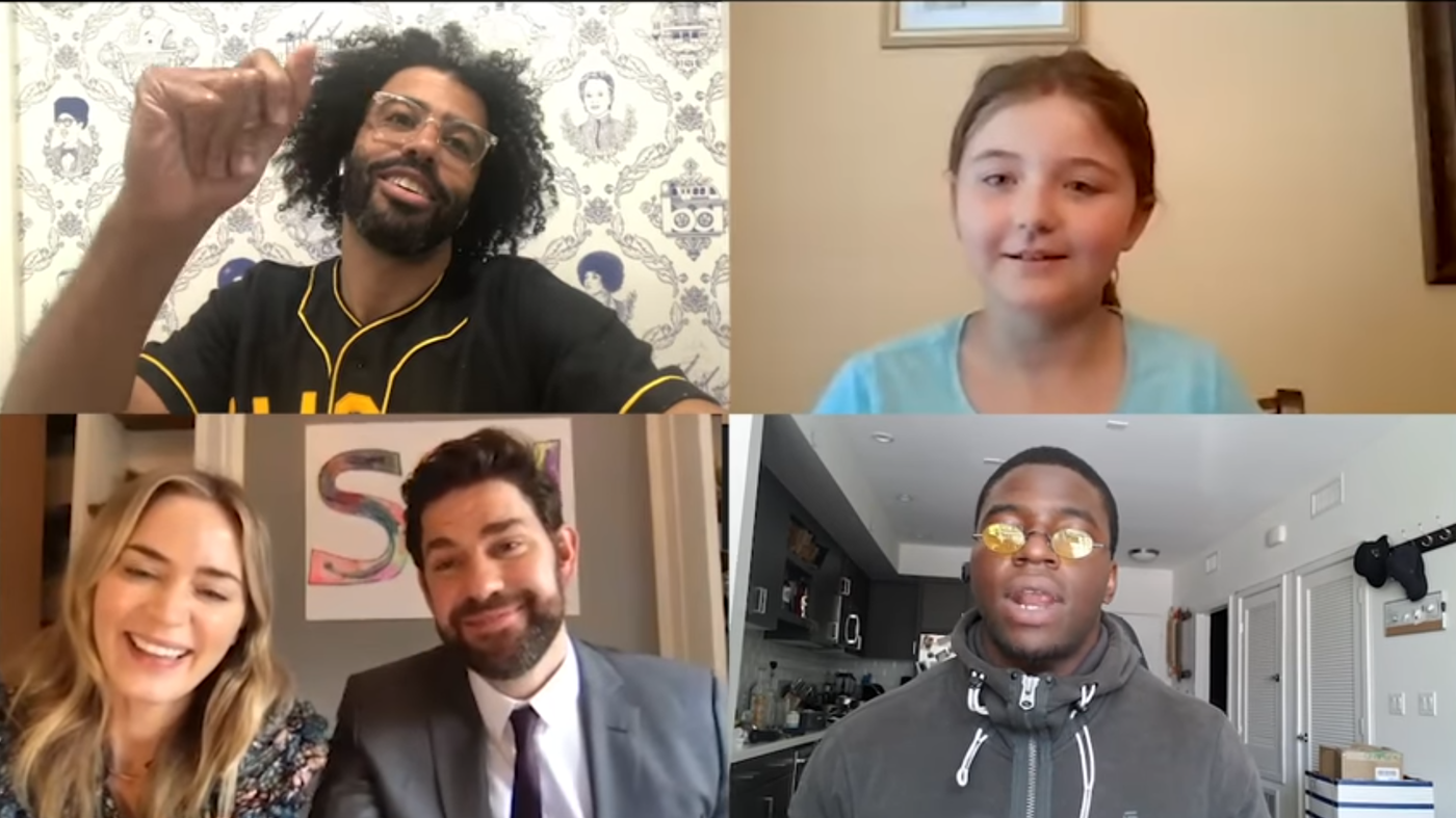 'Hamilton' Cast Reunites For Emily Blunt, John Krasinski And One Lucky 9-Year-Old