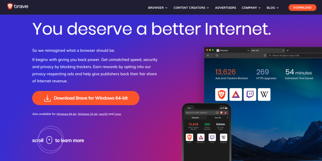 Brave 1.0 promises to put privacy first for users