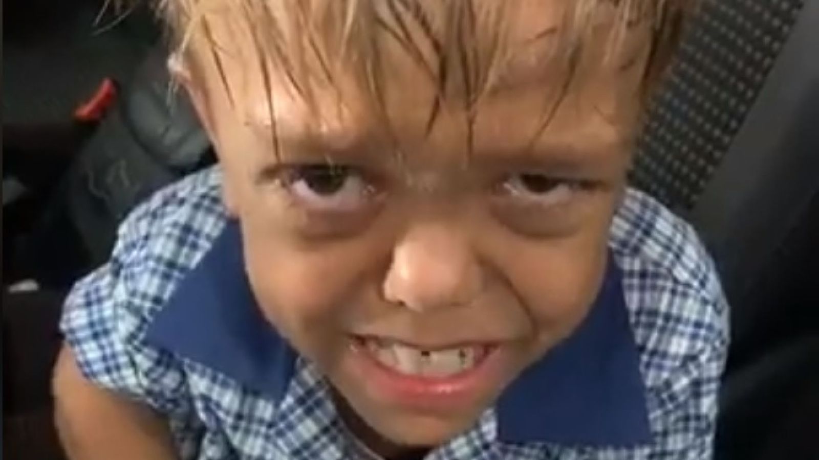 Bullied child Quaden Bayles will get to visit Disneyland after his GoFundMe campaign went viral. Image via Sky News.