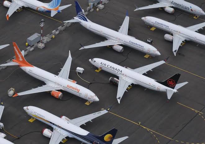 The 737 MAX planes have been grounded since 2018, image via Getty Images