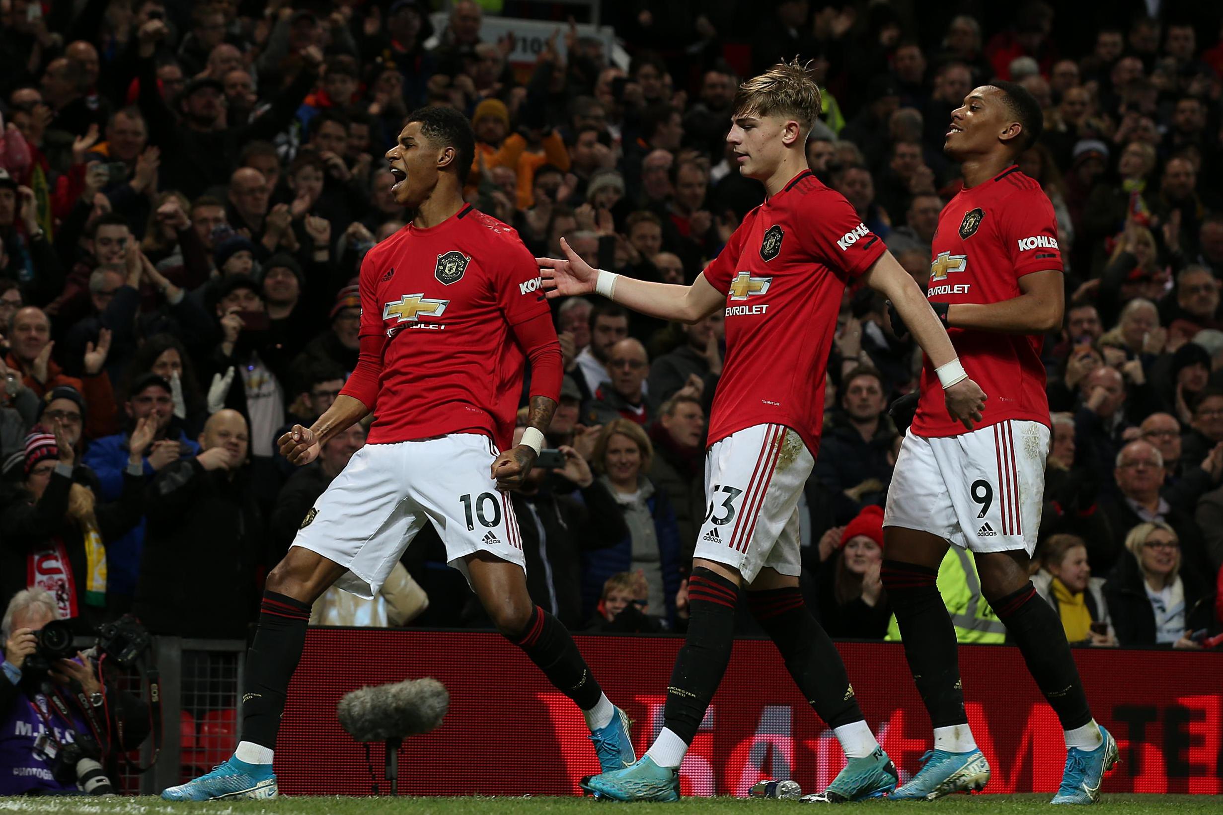 Manchester United stomp Norwich 4-0, Rashford celebrates 200th appearance. Image via Standard.
