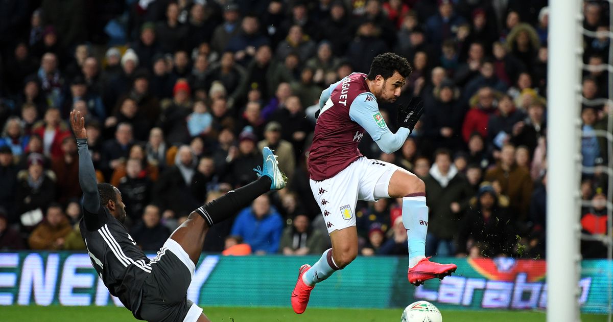 Vila will face either Manchester City or United in the final, image via Getty Images