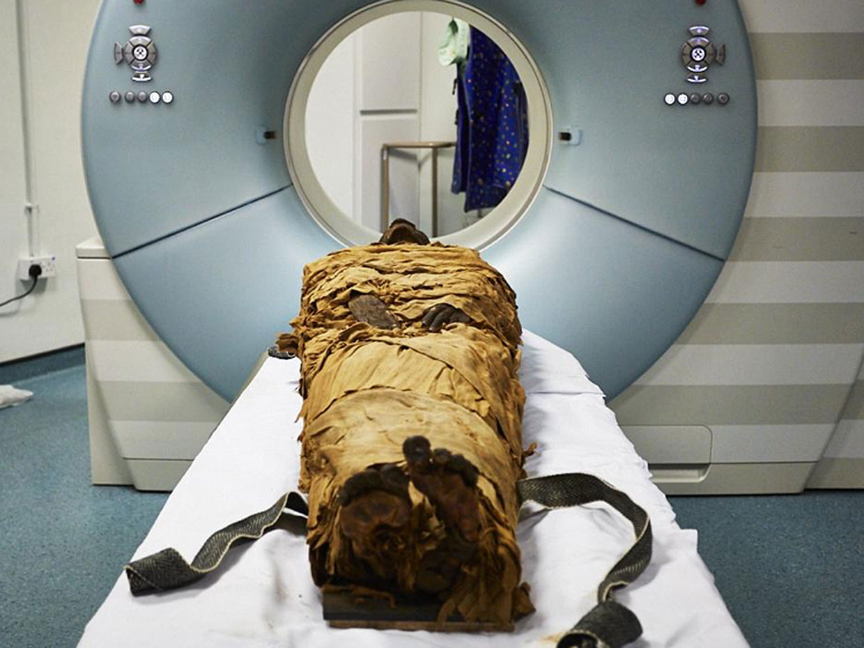 Researchers use 3D-printing technology recreate ancient Egyptian priest's voice. Image via Leeds Museums and Galleries.