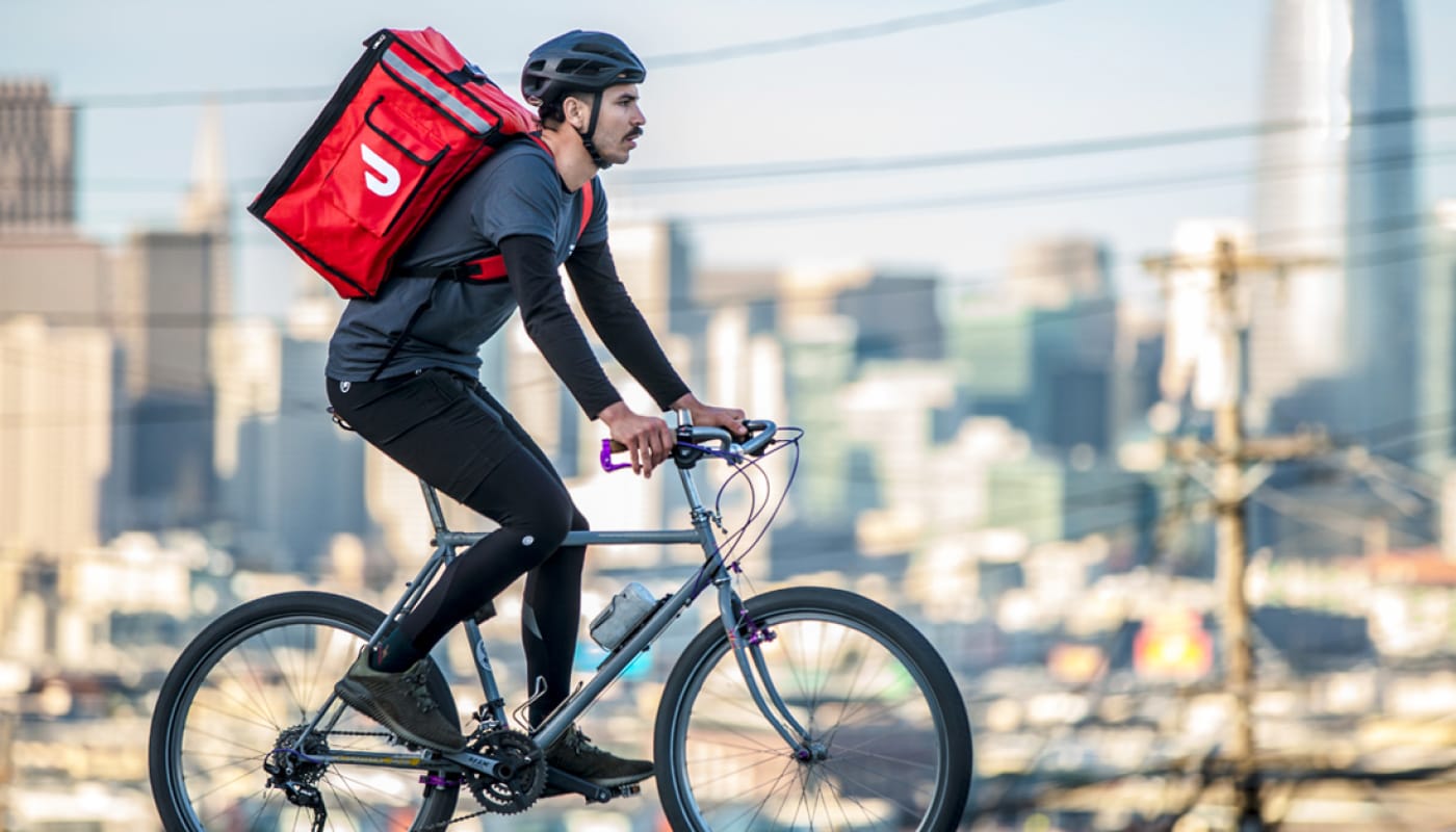 Food Delivery startup DoorDash applies for confidential IPO. Image via CNBC.