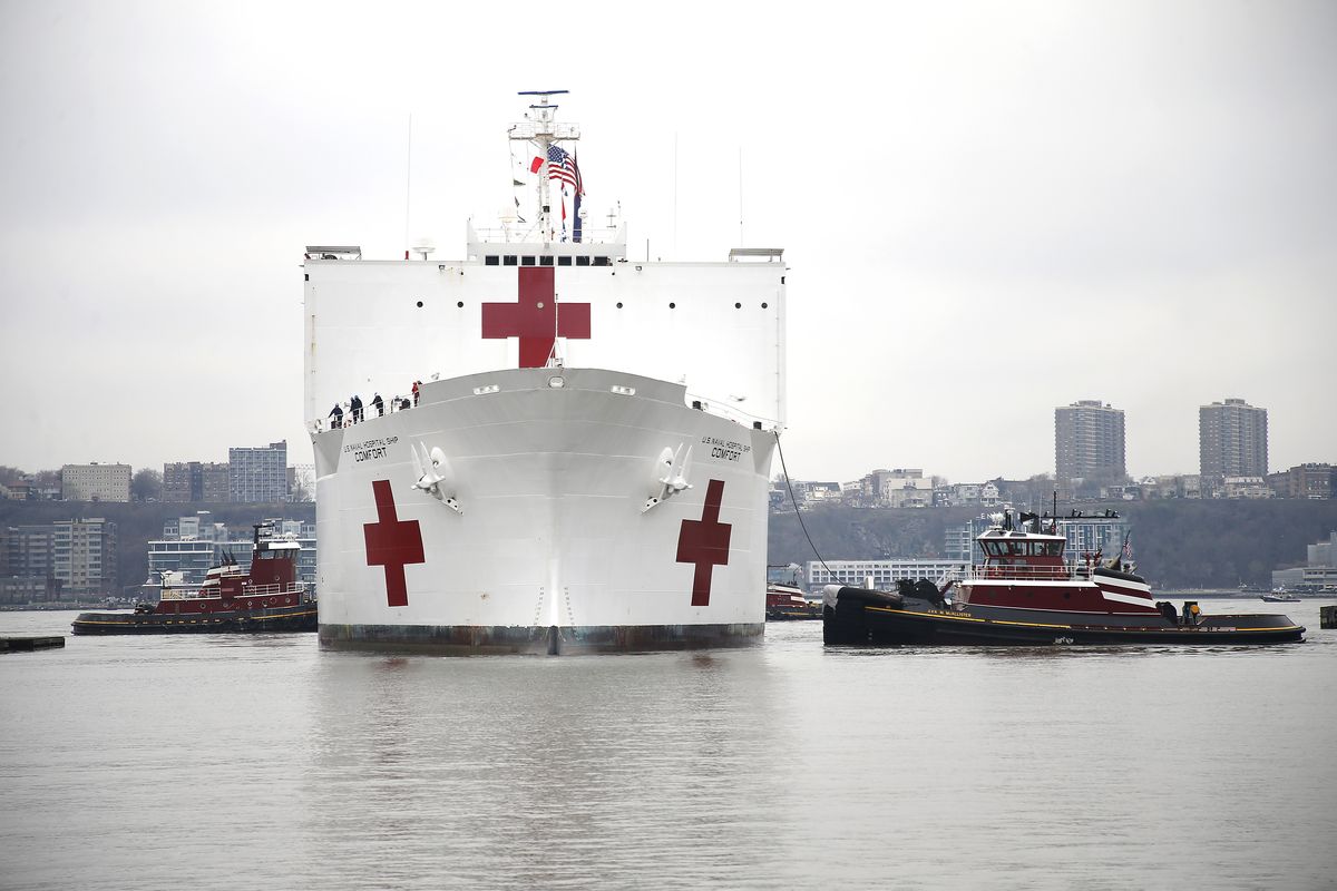 The Navy is also struggling with the virus, image via Vox