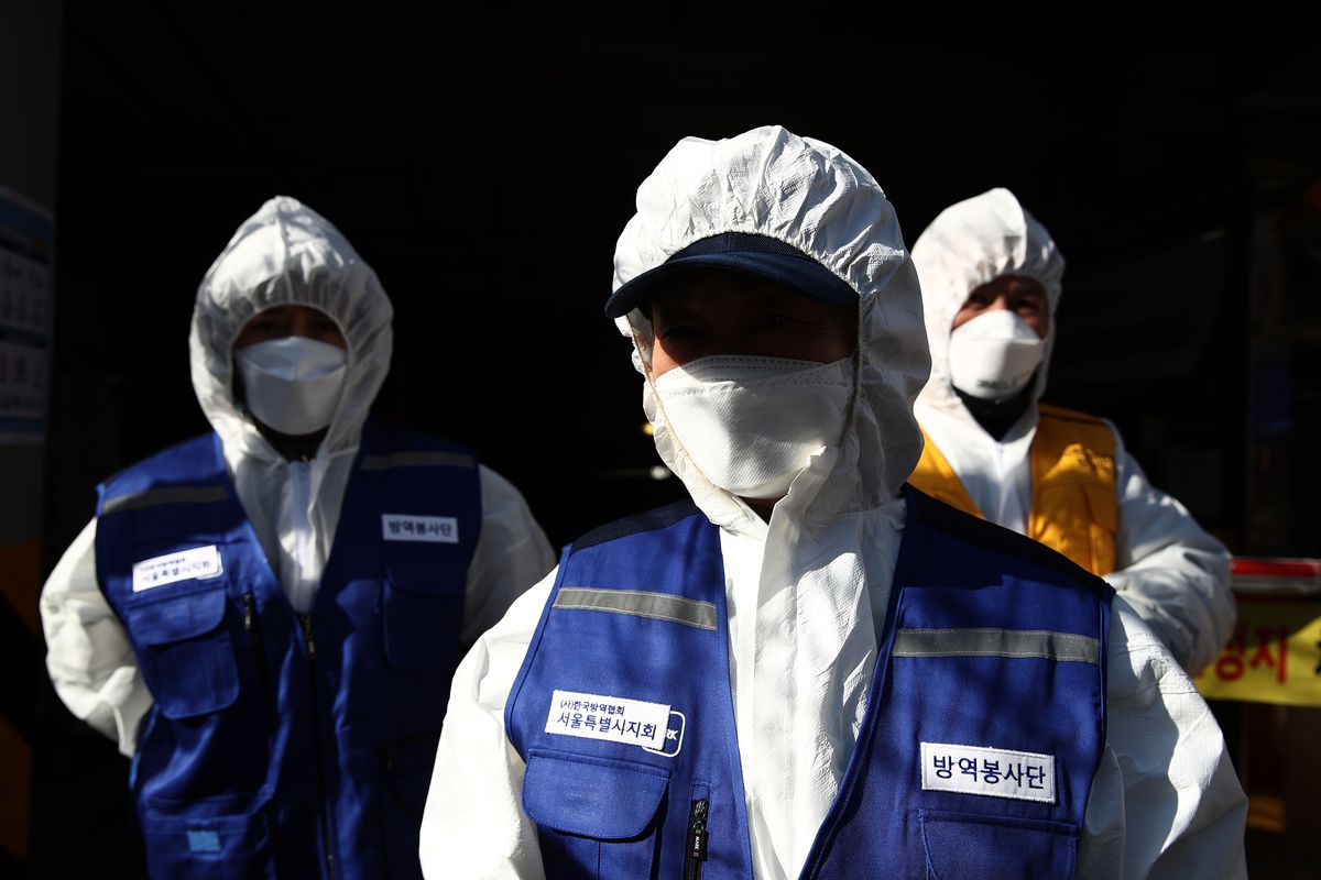 The country is seeing a downward trend in new cases, image via Getty Images