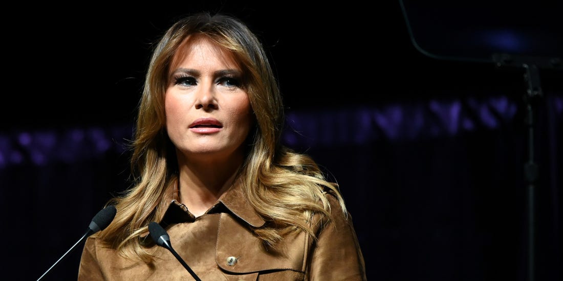 Melania Trump received mixed welcome from the crowd at Baltimore. Image via Reuters.